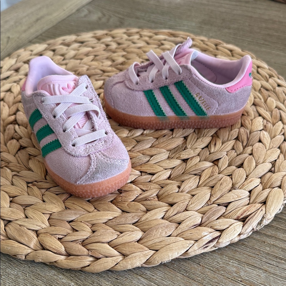 Adidas Gazelle Sneakers Pink & Green